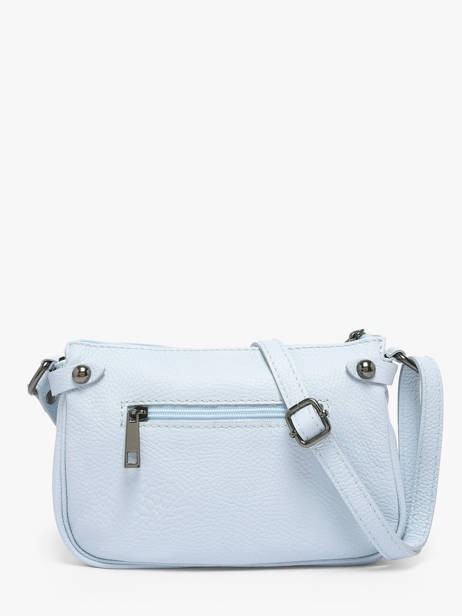 Sac Bandoulière Caviar Cuir Milano Bleu caviar G1421N vue secondaire 5