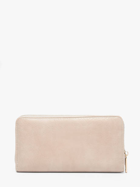Portefeuille Lulu castagnette Beige zip CHRYS702 vue secondaire 2