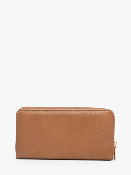 Portefeuille Lulu castagnette Marron zip CHRYS702 vue secondaire 2