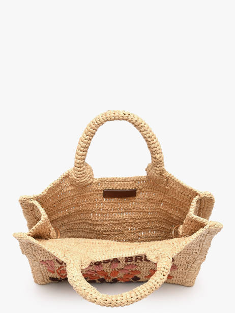 Sac Porté Main Cabas Raphia Raphia Vanessa bruno Beige cabas raphia 24V40884 vue secondaire 4