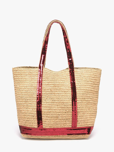 Sac Porté Main Cabas Raphia Raphia Vanessa bruno Beige cabas raphia 64V40380 vue secondaire 5