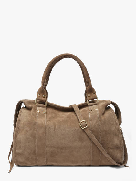 Sac Porté épaule A4 Velvet Milano Beige velvet VE24095O vue secondaire 4