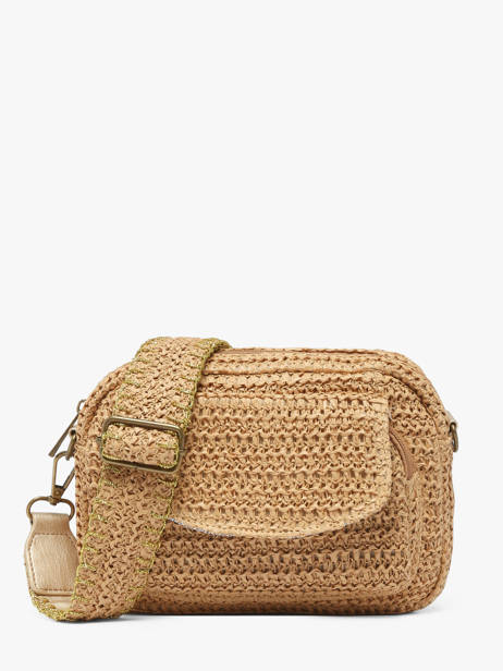 Sac Bandoulière Adette Paille Pieces Beige adette 17161664