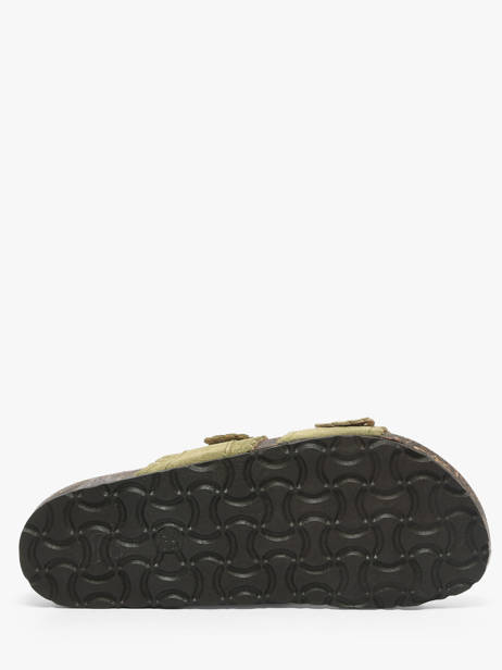 Mules Avec Brides En Cuir Semerdjian Vert accessoires ARIANNA vue secondaire 4