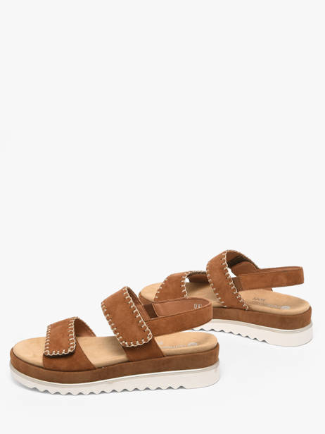 Sandales En Cuir Remonte Marron accessoires 22 vue secondaire 2