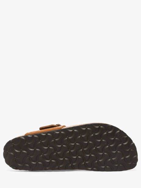 Mules En Cuir Birkenstock Marron accessoires 1031733 vue secondaire 4