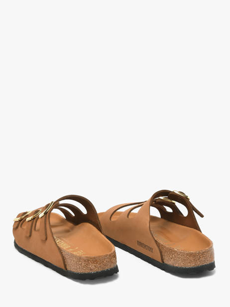Mules En Cuir Birkenstock Marron accessoires 1031867 vue secondaire 2