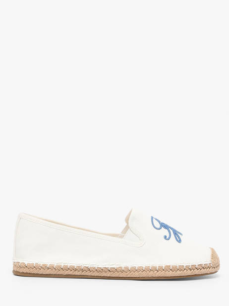 Espadrilles En Cuir Tommy hilfiger Blanc accessoires 9240YBL