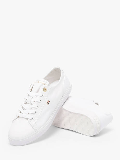 Sneakers En Cuir Tommy hilfiger Blanc accessoires 9170YBS vue secondaire 2