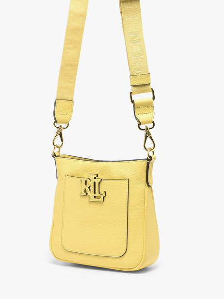 Sac Bandoulière Mini Cameryn Cuir Lauren ralph lauren Jaune cameryn 31982184 vue secondaire 2