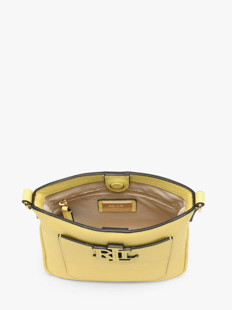 Sac Bandoulière Mini Cameryn Cuir Lauren ralph lauren Jaune cameryn 31982184 vue secondaire 3