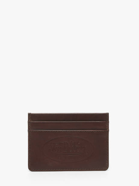Porte-cartes Cuir Von dutch Marron wallets OBAS