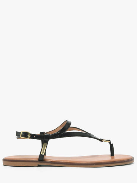 Nu-pieds En Cuir Les tropeziennes Noir accessoires HATOME
