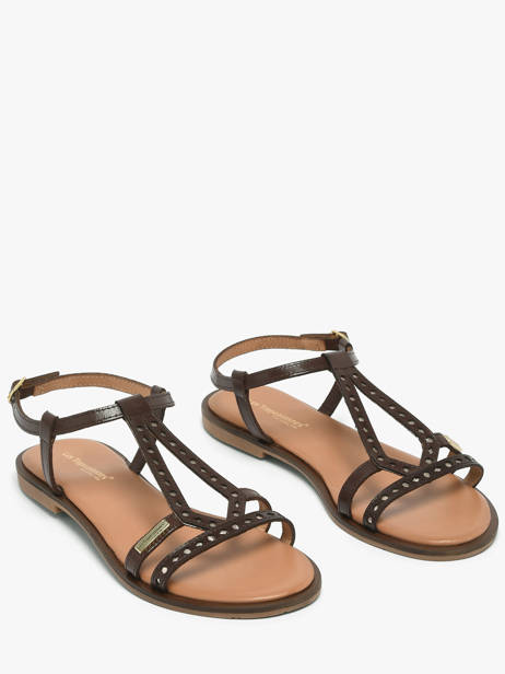 Nu-pieds En Cuir Les tropeziennes Marron accessoires HELECTRA vue secondaire 1
