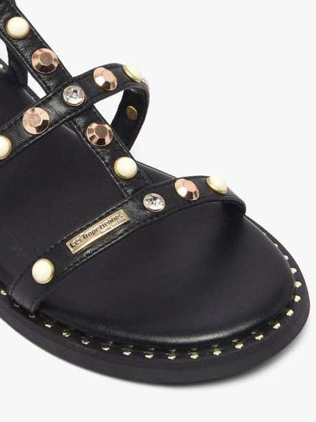 Sandales En Cuir Les tropeziennes Noir accessoires CORLYLOW vue secondaire 2
