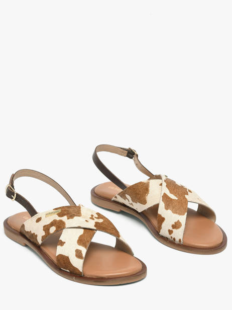Nu-pieds En Cuir Les tropeziennes Blanc accessoires DOAPO vue secondaire 1