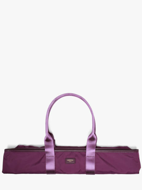 Sac Cabas Zippé L Mistral Rollable Nylon Et Cuir Lancel Violet mistral A13996 vue secondaire 6