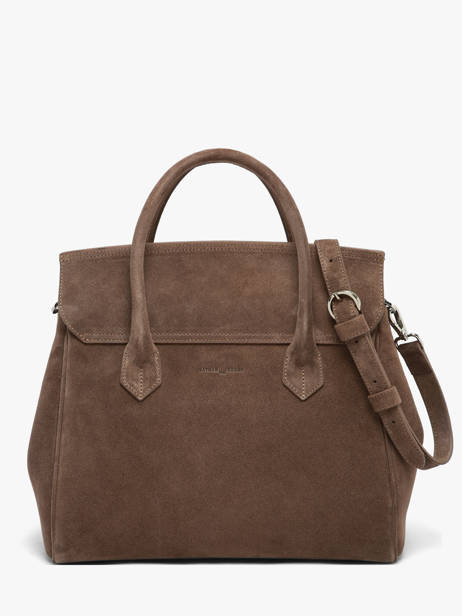 Sac à Main Clara Cuir Daim Nathan baume Marron nathan 2S vue secondaire 5