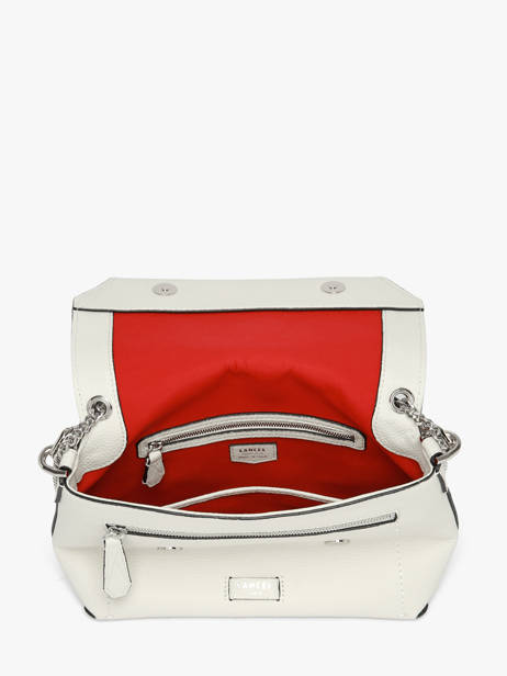 Sac Bandoulière Ninon Cuir Lancel Blanc ninon A13782 vue secondaire 5