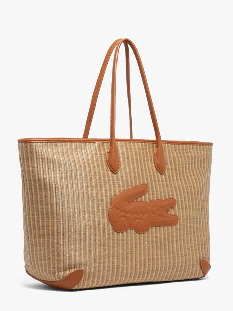 Sac Porté épaule Summer Raphia Lacoste Beige summer NF5247PB vue secondaire 2
