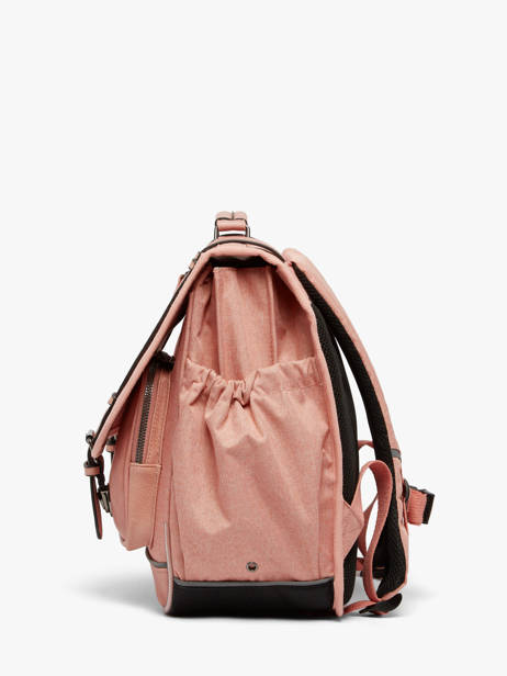 Cartable 3 Compartiments Cameleon Rose vintage color VIC-CA41 vue secondaire 3