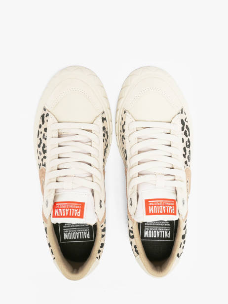Sneakers En Cuir Palladium Beige accessoires 99628904 vue secondaire 3