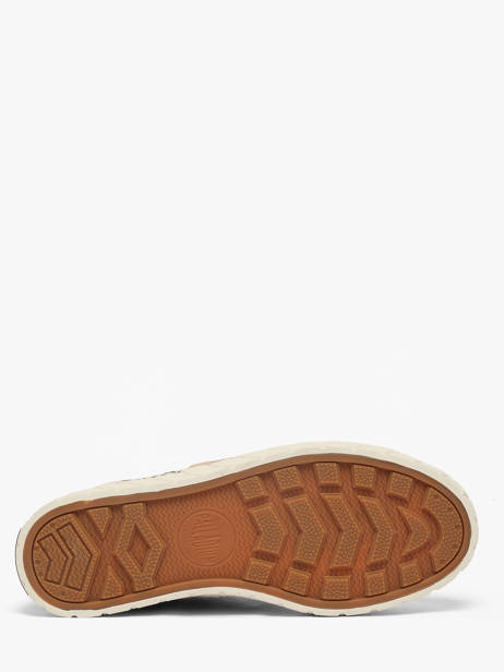 Sneakers En Cuir Palladium Beige accessoires 99628904 vue secondaire 4