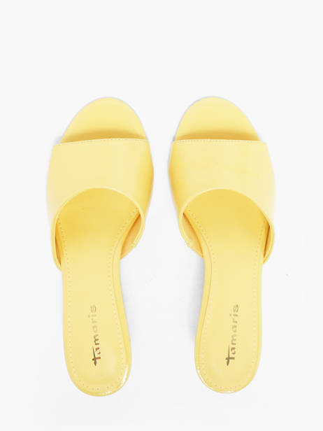 Mules à Talon Tamaris Jaune women 46 vue secondaire 3
