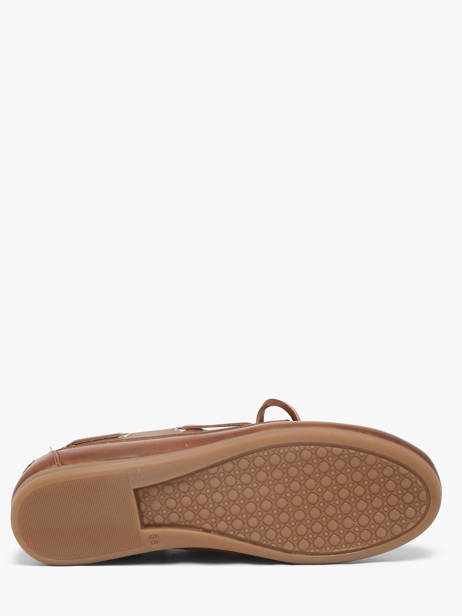 Chaussures Bateau En Cuir Pavement Marron accessoires 24128067 vue secondaire 4