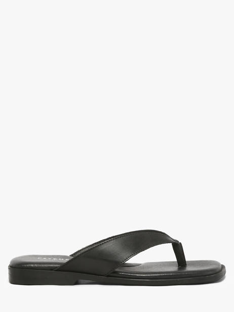 Sandales En Cuir Pavement Noir accessoires 25277