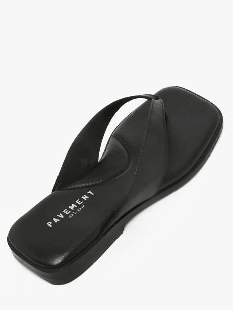 Sandales En Cuir Pavement Noir accessoires 25277 vue secondaire 2