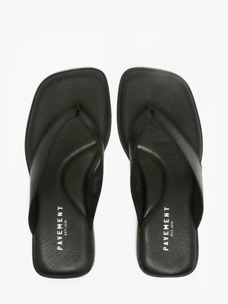 Sandales En Cuir Pavement Noir accessoires 25277 vue secondaire 3