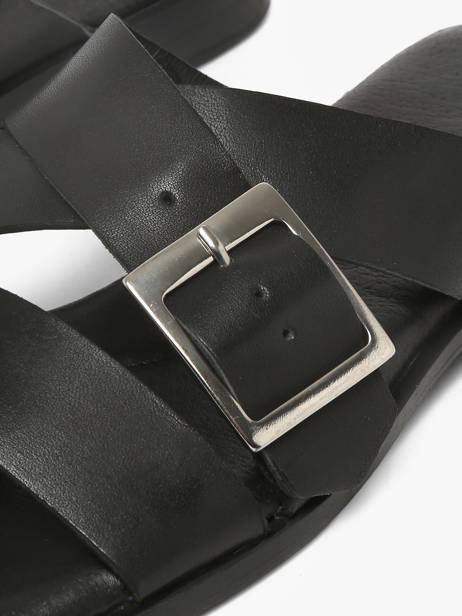 Mules En Cuir Pavement Noir accessoires 25276 vue secondaire 2