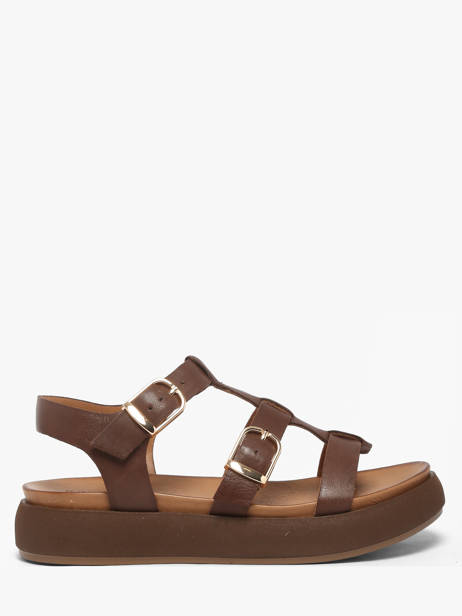 Sandales En Cuir Inuovo Marron accessoires 96046PRN
