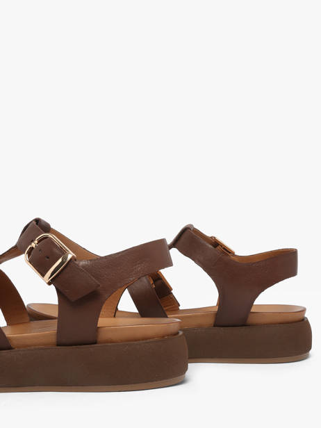 Sandales En Cuir Inuovo Marron accessoires 96046PRN vue secondaire 2
