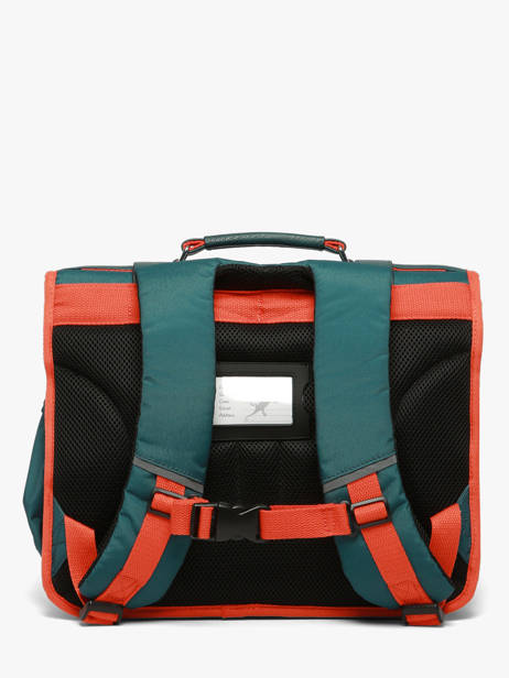 Cartable 2 Compartiments Vintage Urban Cameleon Bleu vintage urban CA38 vue secondaire 3