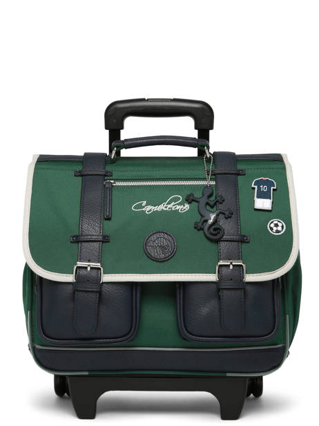 Cartable à Roulettes 2 Compartiments Vintage Urban Cameleon Vert vintage urban CR38 vue secondaire 6