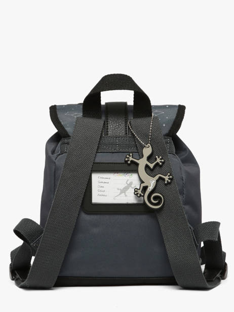 Sac à Dos 1 Compartiment Cameleon Gris vintage urban SD25 vue secondaire 5