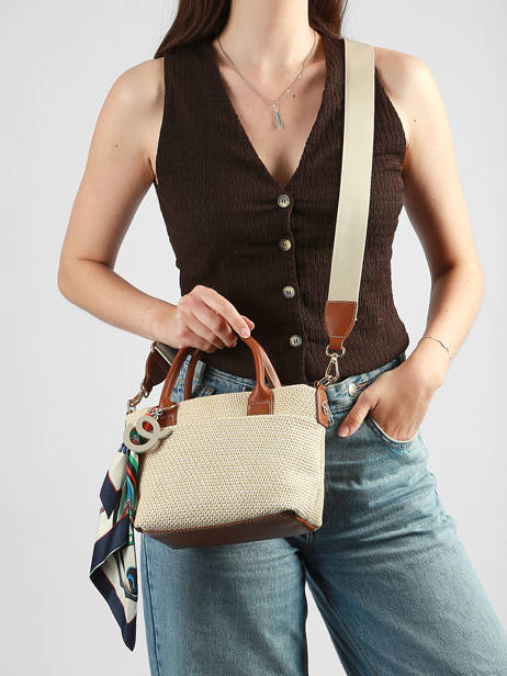 Sac Porté Main Cap Ferret David jones Beige cap ferret CM8324 vue secondaire 1