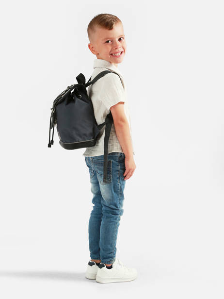 Sac à Dos 1 Compartiment Cameleon Gris vintage urban SD25 vue secondaire 1