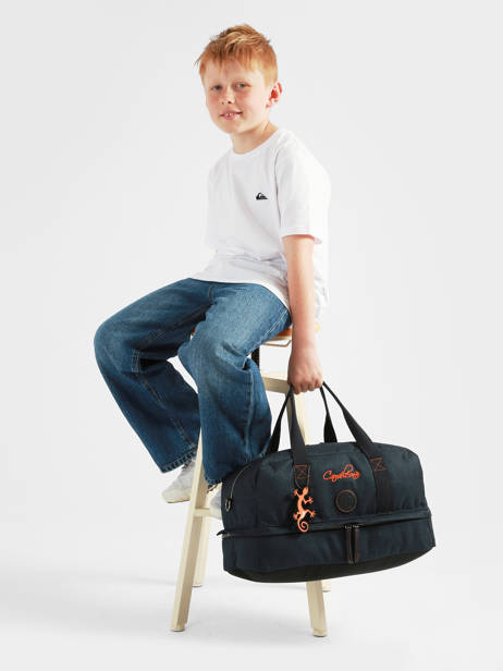 Sac De Sport Cameleon Orange vintage urban SH42 vue secondaire 2