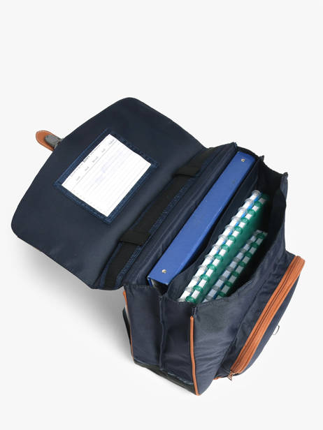 Cartable 2 Compartiments Tann's Bleu les fantaisies g 38208 vue secondaire 3