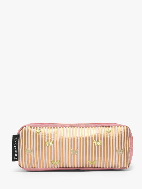 Trousse 2 Compartiments Caramel et cie Rose boheme FI