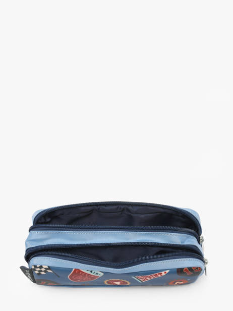 Trousse 2 Compartiments Caramel et cie Bleu fier GA vue secondaire 1