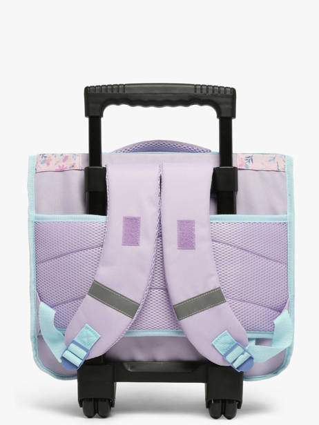 Cartable à Roulettes 2 Compartiments Lilo & stitch Violet spring smiles 1729 vue secondaire 4