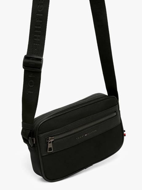 Sac Bandoulière Tommy hilfiger Noir th repreve AM14515 vue secondaire 1