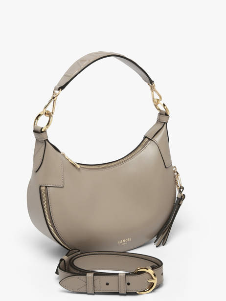 Sac Bandoulière Origami Cuir Lancel Gris origami A13313 vue secondaire 2