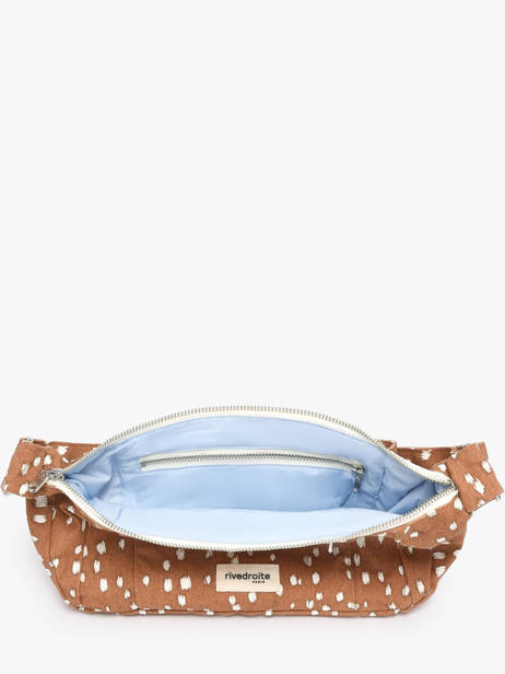 Le Sac Crossbody Mini Charlot Coton Recyclé Rivedroite Marron biche oh ma biche CHARXSBI vue secondaire 2