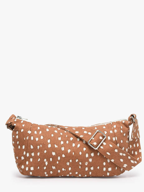 Le Sac Crossbody Mini Charlot Coton Recyclé Rivedroite Marron biche oh ma biche CHARXSBI vue secondaire 3