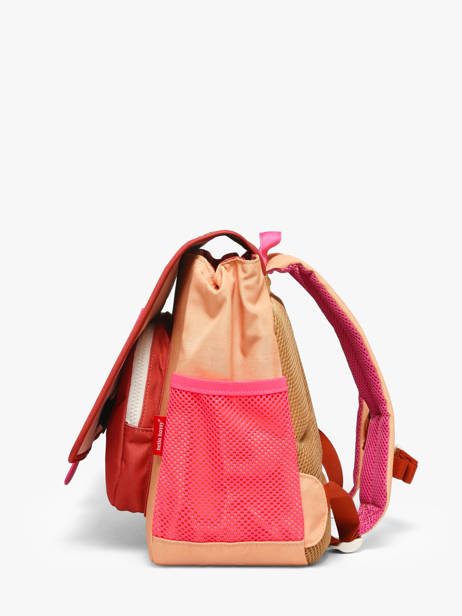 Cartable 1 Compartiment Hello hossy Beige cool kids P6 vue secondaire 2